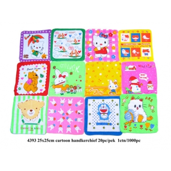 4393 Cartoon Handkerchief 